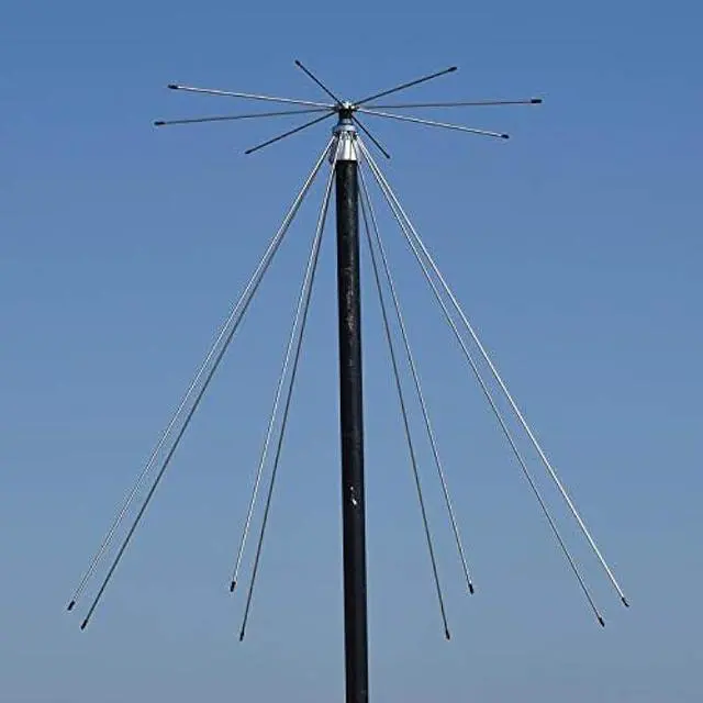 Alt view image 4 of 5 - Tram 1410 200-Watt Broad-Band Scanner 25 MHz to 1,300 MHz Super Discone Stainless Steel Base Antenna