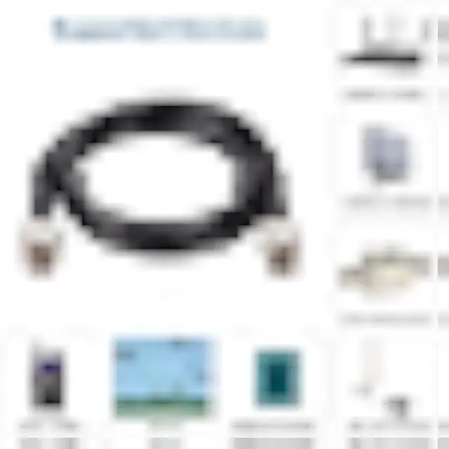 Alt view image 5 of 6 - KMR400 N Cable 3FT N Male to N Male Ultra Low Loss KMR400 Coaxial Cable 50ohm for Antenna,WiFi Router,Signal Booster, Amplifier