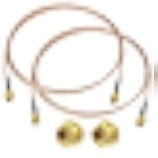 Main image of Superbat SMA Male to SMA Male Coaxial Cable 6ft RG316 Coax Cable 50Ohm for 3G 4G LTE WiFi Antenna Analyzer Router RTL SDR Dongle SWR Meter MMDVM Units etc. 2-Pack