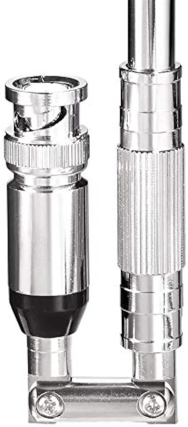 Alt view image 5 of 6 - Bingfu 20-1300MHz Police Scanner Antenna 8 Section Telescopic BNC Male Compatible with Uniden Bearcat Whistler Radio Scanner Cobra Midland Portable Ham CB Radio