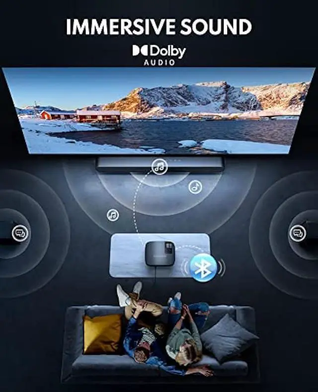 Alt view image 4 of 5 - GooDee Projector 4K With WiFi And Bluetooth Supported, FHD 1080P Mini Projector For Outdoor Moives, 5G Video Projector For Home Theater Dolby Audio Zoom Portable Projector TV Stick PPT (YG600 Plus)