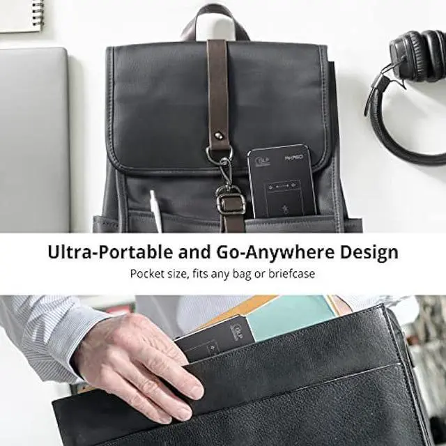 Alt view image 2 of 6 - AKASO WT50 Mini Projector with WiFi and Bluetooth, 1080P DLP Portable Movie Projector Home and Outdoor, Built-in Battery & Android System, Cookie Projector for iPhone and Phone