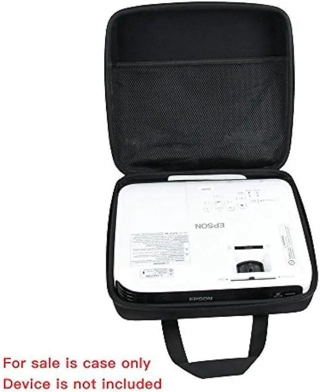 Alt view image 2 of 7 - Hermitshell Hard EVA Travel Case Fits Epson Home Cinema 1060 Full HD 1080p / VS240 / VS250 / VS260 SVGA 3LCD Projector 3100 Lumens