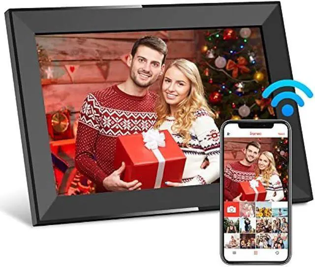 Main image of 10.1 Inch Digital Picture Frame with 32GB Storage, Frameo WiFi Digital Photo Frame, 1280 * 800 IPS Touch Screen, Auto-Rotate Slideshow, Easy to Share Photo/Video via Free App