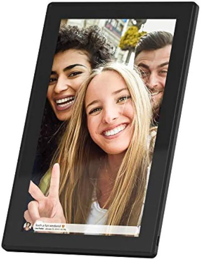 Alt view image 3 of 6 - 15.6 Inch 16GB WiFi Picture Frame with FHD 1920x1080 IPS Display,Touch Screen,Send Photos or Small Videos from Anywhere in The World, Wall Mountable, Portrait and Landscape(Black)
