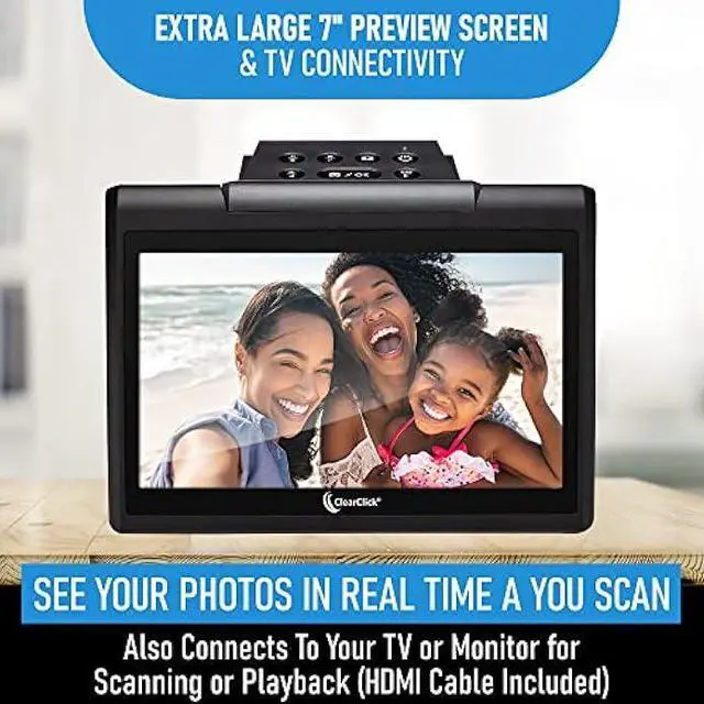 Alt view image 3 of 6 - ClearClick Virtuoso 3.0 (Third Generation) 22MP Film & Slide Scanner (35mm, 110, 126) with Large 7 LCD Screen - Convert Slides and Negatives to Digital Photos