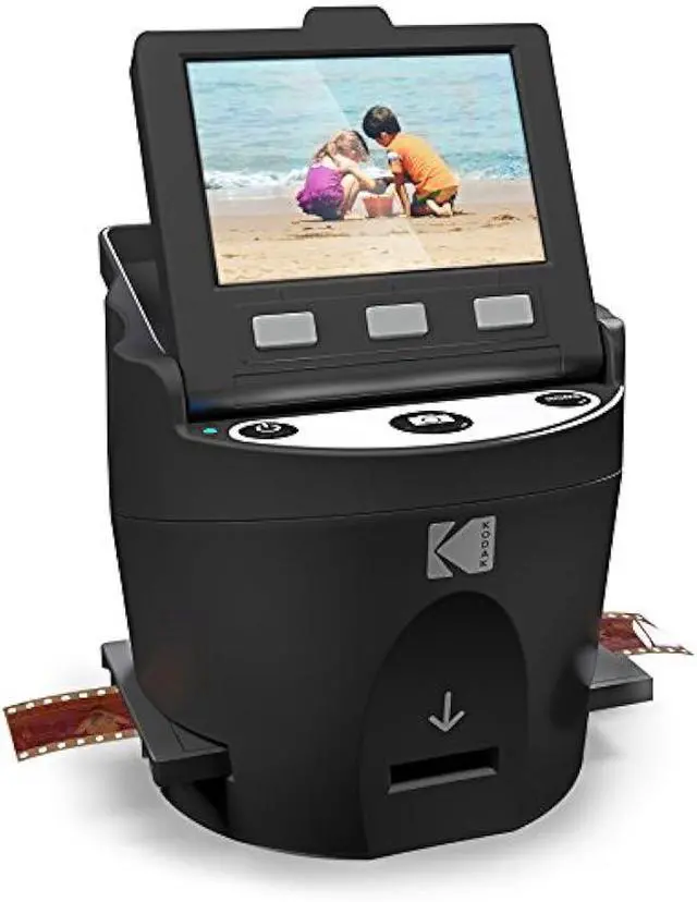 Main image of Kodak SCANZA Digital Film & Slide Scanner  Converts 35mm, 126, 110, Super 8 & 8mm Film to JPEG with 3.5 LCD, Easy-Load Inserts & Adapters