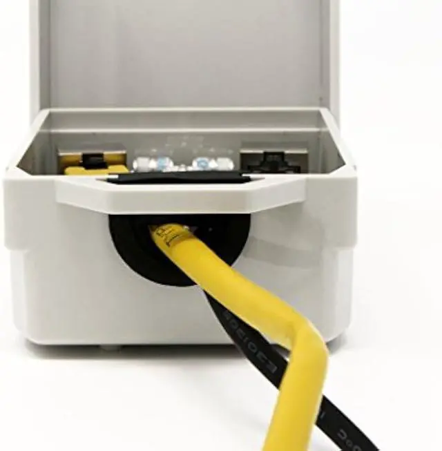 Alt view image 5 of 5 - Tupavco TP303 Ethernet Surge Protector Outdoor for PoE+ Gigabit 1000Mbs - LAN Network Thunder Lightning Surge Protection Suppressor/Arrester