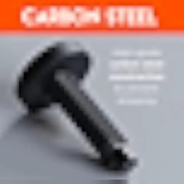 Alt view image 2 of 6 - ECHOGEAR Server Rack Screws 50 Pack - 10/32 Steel Screws with Attached Nylon Washers & Pilot Point Heads - Made to Use with Network Racks, Enclosures, & Cabinets