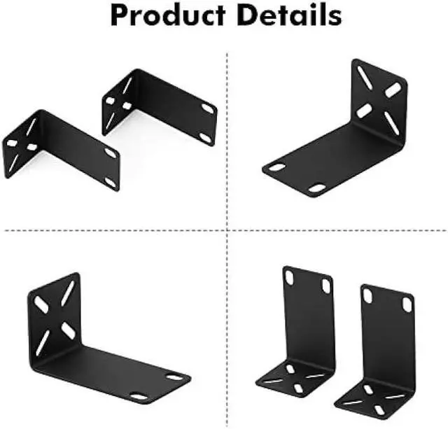 Alt view image 4 of 7 - MokerLink Rack Mount Kit for 12.6 inch Switches, Adjustable Hole Distance 14-30mm, Mount a 12.6 Wide to a 19 Equipment Rack, Compatible for Netgear, Cisco, D-Link, TRENDnet, Dell 12.6 inch Products