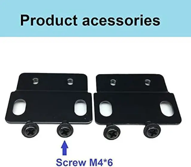 Alt view image 5 of 6 - Jingchengmei 2 Pack 1U Metal Disassembled Blank Panel 1U Rack Mount Spacer for 19in Server Rack Enclosure or Network Cabinet, Black (ABPA2PC)