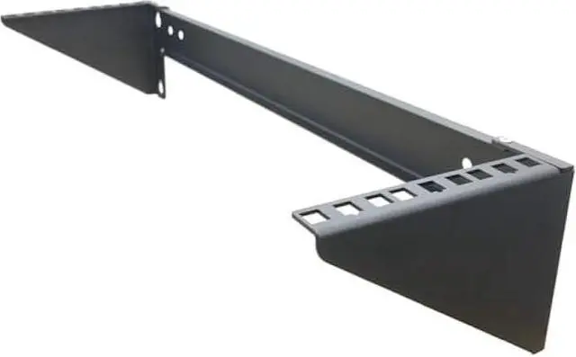 Alt view image 2 of 5 - JINGCHENGMEI 3U Vertical Wall Mount Patch Panel Bracket -Steel Networking Euipment Rack for 19 Network, Server and Data Equipment (1)