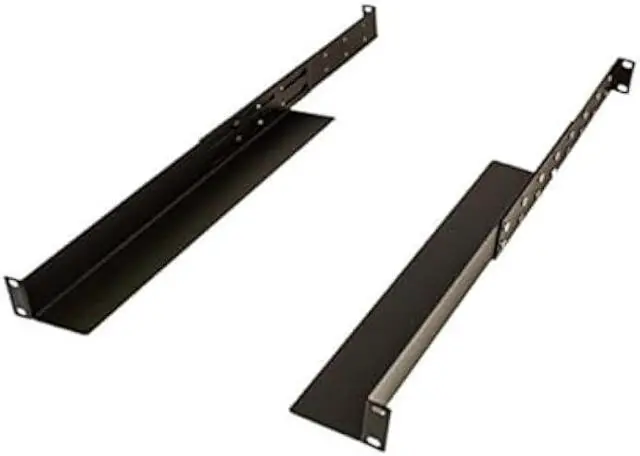 Main image of NavePoint Universal 1U Rack Mount 4-Post Shelf Rail for Dell Compaq IBM HP APC - 33.5 Inches deep