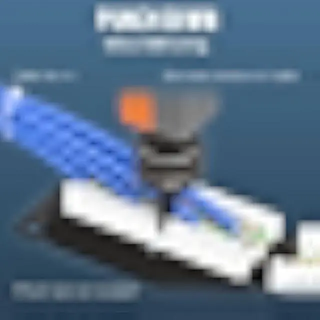 Alt view image 4 of 6 - iwillink 24-Port Cat6 Patch Panel, 10Gbps RJ45 Keystone Network Panel for Rackmount or Wall Mount, Ideal for Gigabit Ethernet Connections