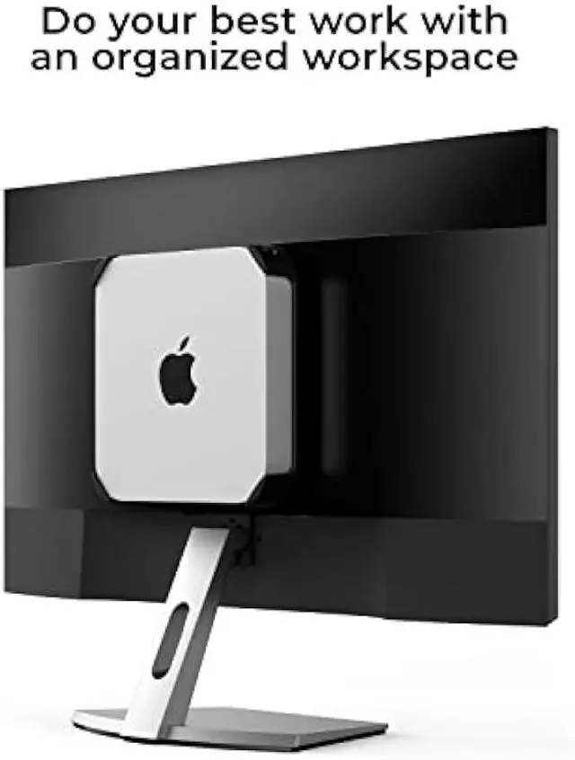 Alt view image 5 of 5 - HumanCentric Mount Compatible with Mac Mini, Custom Mount Adapter for Wall, Rack, Under Desk, Behind Monitor, 75x75mm and 100x100mm VESA Patterns, Does Not Work with 2024 M4 Mac Mini