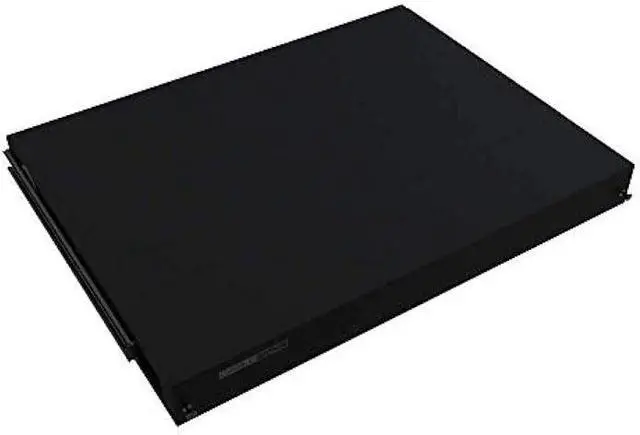 Alt view image 5 of 5 - CableRack 1U Telescoping Rackmount Fiber Enclosure 24-Core Black with 24 Singlemode LC Couplers