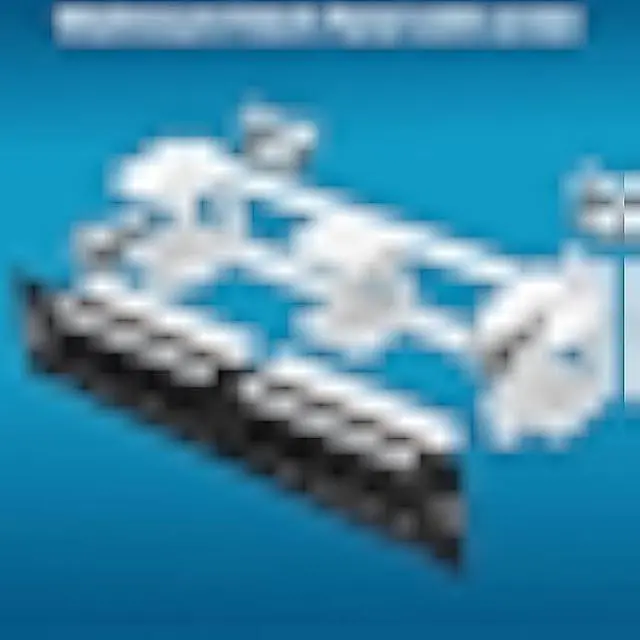 Alt view image 6 of 6 - Rapink Patch Panel 12 Port Cat6 10G Support, Network Patch Panel UTP 10-Inch, Wallmount 1U Ethernet Patch Panel Punch Down Block for Cat6, Cat5e, Cat5 Cabling