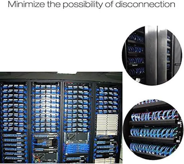 Alt view image 2 of 6 - 2-Pack 19 Inch 1U Cable Management Horizontal Cable Rack Mount Manager with mounting Screws for Service Rack Cabinet 24 Slot with Cover