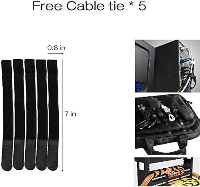Alt view image 6 of 6 - 2-Pack 19 Inch 1U Cable Management Horizontal Cable Rack Mount Manager with mounting Screws for Service Rack Cabinet 24 Slot with Cover
