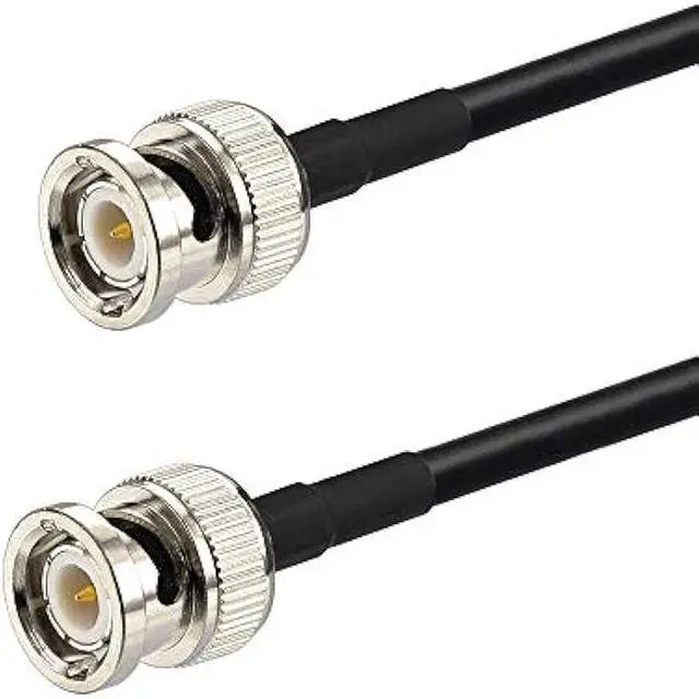 Alt view image 3 of 4 - Bingfu BNC Male to BNC Male RG58 50 Ohm Coaxial Jumper Cable 1m 3 feet for CB Radio Amateur Mobile Ham Radio Police Scanner Patch Panel Rack Mount Oscilloscope Scope Signal Function Generator