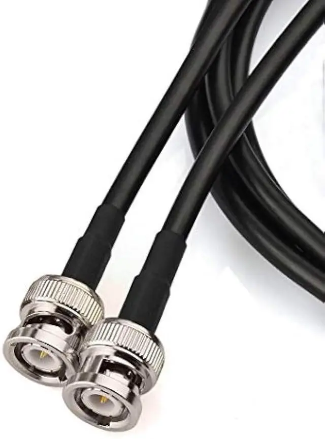 Alt view image 2 of 4 - Bingfu BNC Male to BNC Male RG58 50 Ohm Coaxial Jumper Cable 1m 3 feet for CB Radio Amateur Mobile Ham Radio Police Scanner Patch Panel Rack Mount Oscilloscope Scope Signal Function Generator