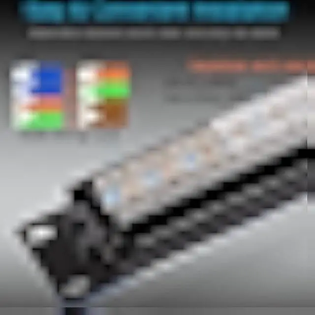 Alt view image 2 of 5 - Cat6 Patch Panel 24 Port with Keystone, RJ45 Network Panel 19 Inch, Punch Down Keystone Ethernet Patch Panel with Back Bar