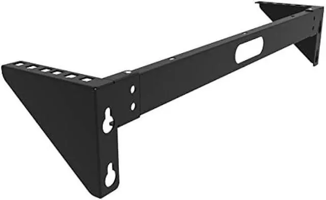 Alt view image 2 of 6 - 2U Foldable Wall Mount Patch Panel Bracket -Vertical Wall Mount Rack for 19 inches Networking Equipments Including Hardware