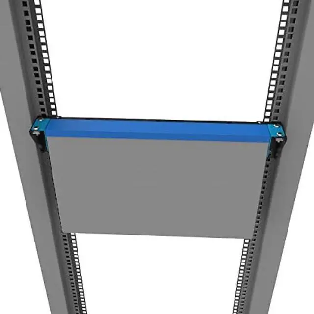 Alt view image 5 of 6 - 2U Foldable Wall Mount Patch Panel Bracket -Vertical Wall Mount Rack for 19 inches Networking Equipments Including Hardware