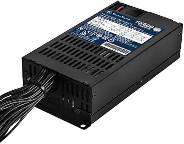 Alt view image 5 of 6 - SilverStone Technology FX600 Platinum Cybenetics Platinum 600W FlexATX Power Supply (SST-FX600-PT)