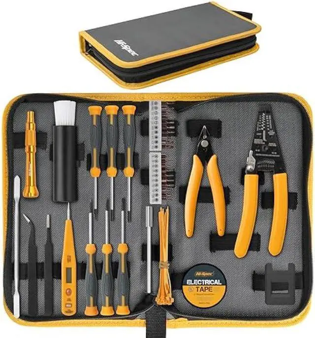 Main image of Hi-Spec 39pc Electronics Repair & Opening Tool Kit Set for Laptops, Phones, Devices, Computer & Gaming Accessories. Precision Small Screwdrivers with Pentalobe Bits for iPhones & MacBooks