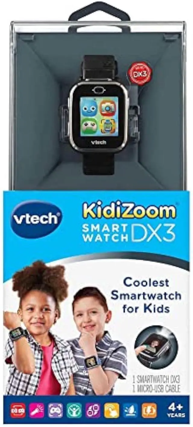 Alt view image 2 of 3 - VTech KidiZoom Smartwatch DX3 (Black)