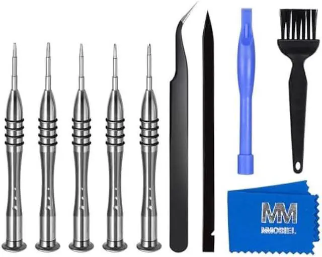 Main image of MMOBIEL Toolkit Compatible with Macbook Pro/Air Repair-10 in-1 Professional Screwdriver Kit-Incl. 5x Magnetic Screwdriver: Tri-wing,Phillips,Pentalobe 5,Torx T5/T6 and other Opening and Cleaning Tools
