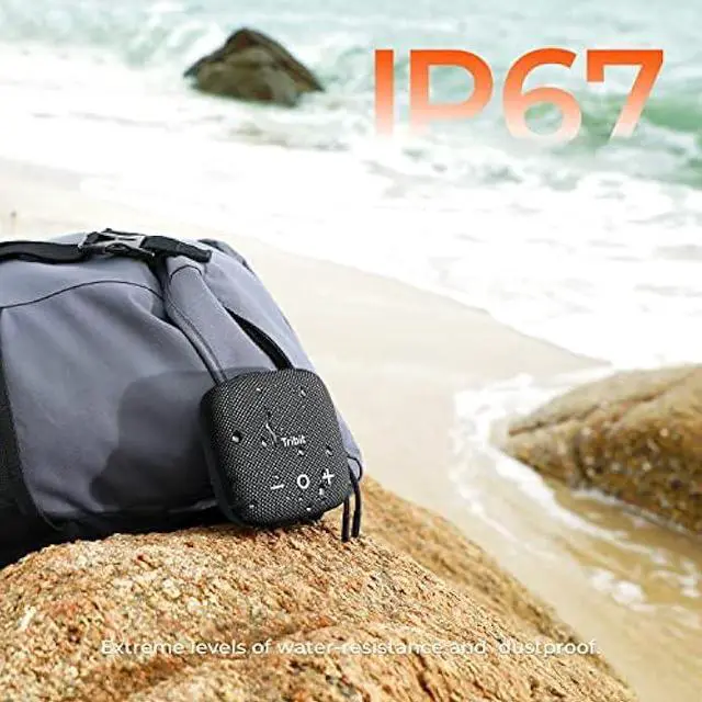 Alt view image 5 of 6 - Tribit StormBox Micro 2 Wireless Portable Speaker: 10W Loud Deep Bass Sound, IP67 Waterproof Bike Speaker with Bluetooth 5.3, 12H Playtime, TWS Pairing for Camping Travel Hiking