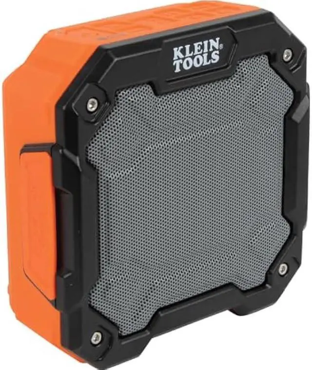Main image of Klein Tools AEPJS3 Bluetooth Jobsite Speaker With Magnet and Hook, 20-Hr Run Time, Charge Via USB A or C, Pair Multiple Speakers Via Broadcast, Hands Free Capable