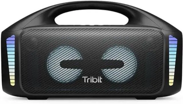 Main image of Tribit StormBox Blast Portable Speaker: 90W Loud Stereo Sound with XBass, IPX7 Waterproof Bluetooth Speaker with LED Light, Bluetooth 5.3&TWS, Custom EQ, 30H Playtime for Outdoor