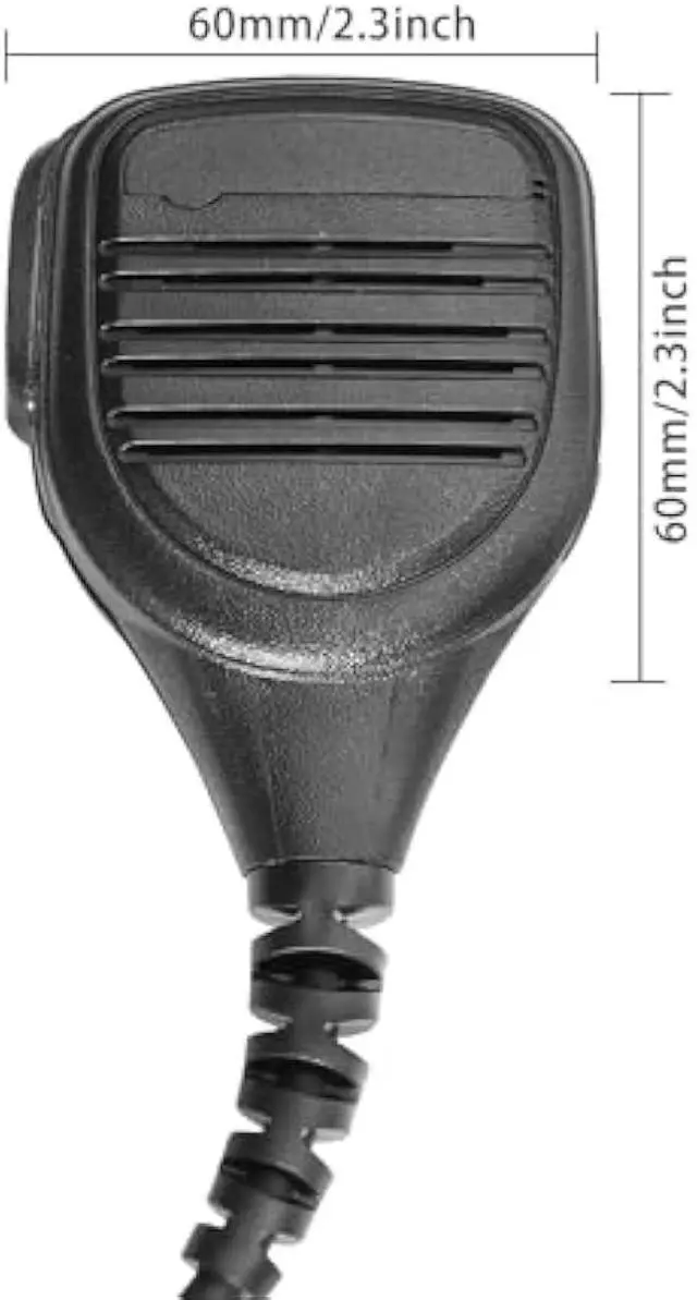 Alt view image 2 of 6 - Amasu XPR3300 XPR3500e Remote Speaker Microphone Shoulder Mic for XPR3000 XPR3300e XPR3500 XPR3000e DP2000 DP2400 DEP XIR PMMN4075 PMMN4076 PMMN4071A