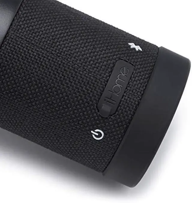 Alt view image 7 of 7 - Aquio IBTB2BB Double-wall Steel Insulated Hydration Bottle with Rechargeable Bluetooth Wireless Speaker, Powered by iHome, Midnight, Midnight Black