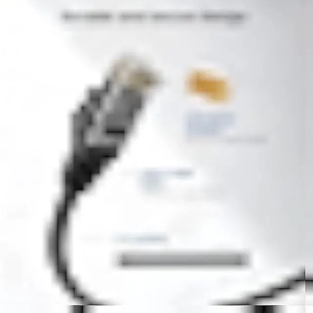 Alt view image 4 of 6 - Cable Matters 10Gbps 10-Pack Snagless Short Cat 6 Ethernet Cable - 1ft, Cat 6 Cable, Cat6 Cord, Ethernet Cord, Black