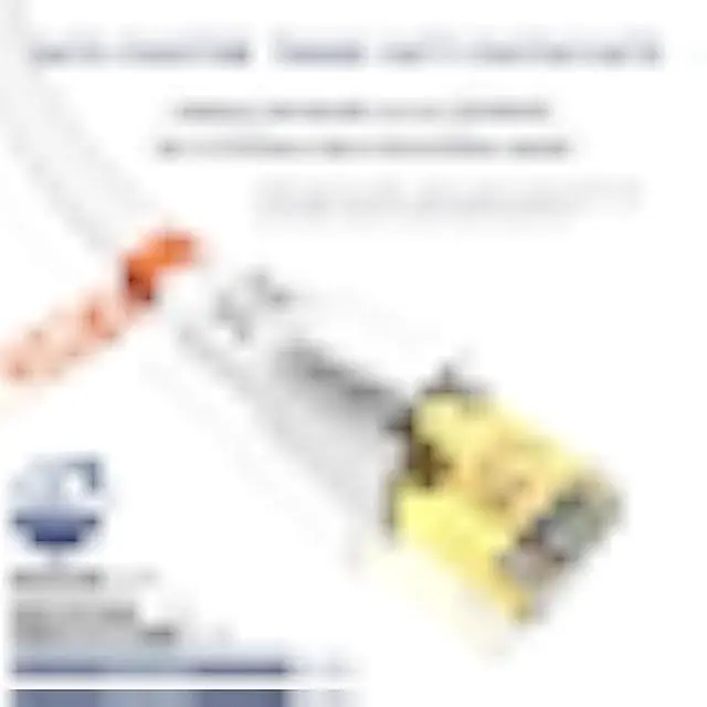 Alt view image 3 of 5 - Cat8 Ethernet Cable 200FT, High Speed Outdoor & Indoor LAN Network Cable 40Gbps, 2000Mhz with Gold Plated RJ45 Connector - 60M