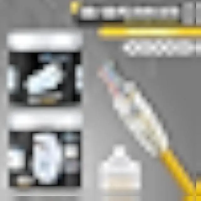 Alt view image 2 of 5 - Everest Media Solutions RJ45 Cat6 Pass Through Connectors and Strain Relief Boots - Pack of 100/100 - EZ to Crimp Modular Plug for Solid or Stranded UTP Network Cable - Male Ethernet Connector End