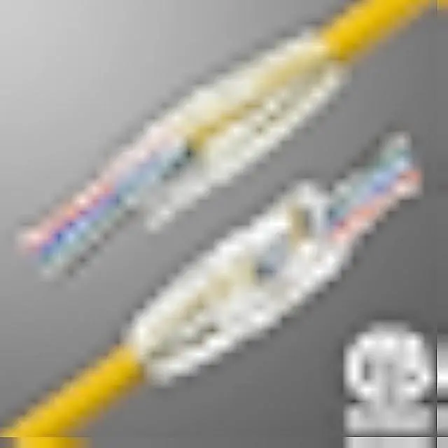 Alt view image 4 of 5 - Everest Media Solutions RJ45 Cat6 Pass Through Connectors and Strain Relief Boots - Pack of 100/100 - EZ to Crimp Modular Plug for Solid or Stranded UTP Network Cable - Male Ethernet Connector End