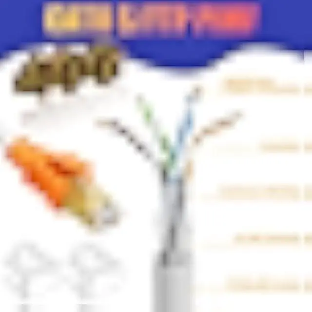 Alt view image 3 of 7 - Cat 8 Ethernet Cable 100ft, Cat 8 Outdoor Network Cable 100 ft, 26AWG Heavy Duty High Speed 40Gbps 2000Mhz with Gold Plated RJ45 Connector, Solid Copper Internet Cable for Router, 30 Clips