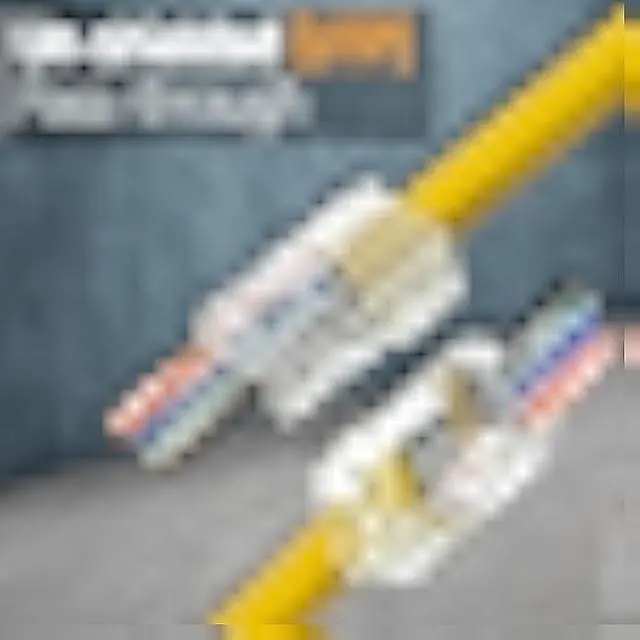 Alt view image 4 of 5 - RJ45 Cat5 Cat5e Pass Through Connectors Pack of 200 | EZ Crimp Connector UTP Network Unshielded Plug for Twisted Pair Solid Wire & Standard Cables | Transparent Passthrough Ethernet Insert