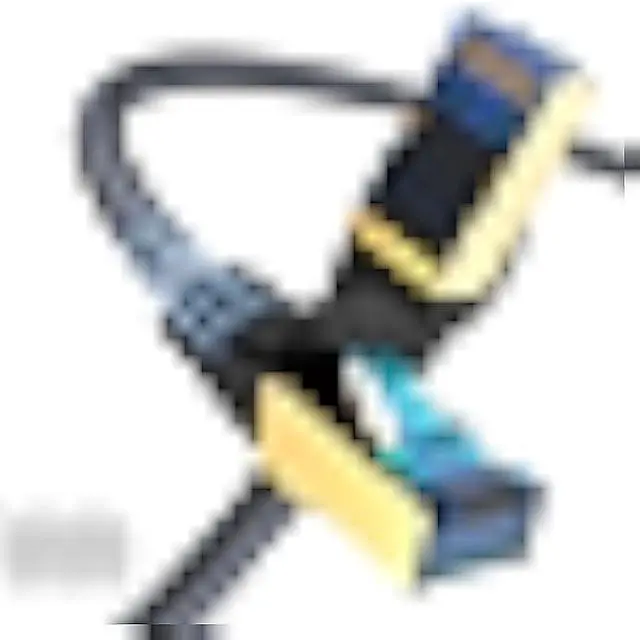 Main image of Cat 8 Ethernet Cable 100ft, Outdoor, Indoor Nylon Braided Cat 8 Cable, Heavy Duty 26AWG 40Gbps, 2000MHz, S/FTP Patch Cord for Xbox, POE, PS5, Router