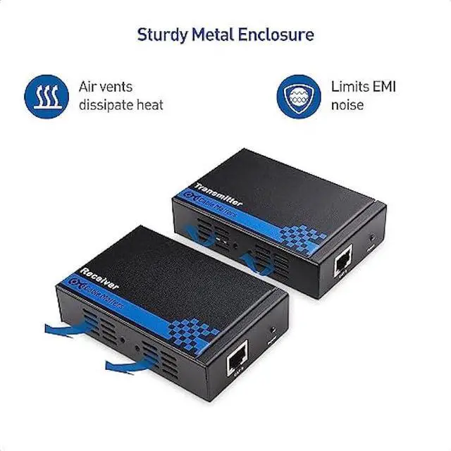 Alt view image 5 of 6 - Cable Matters Wall Mount HDMI Extender with TCP/IP - Up to 300 Feet, 1080P, 1-to-Many Setup, HDMI Over Ethernet Extender (Model: 103002)