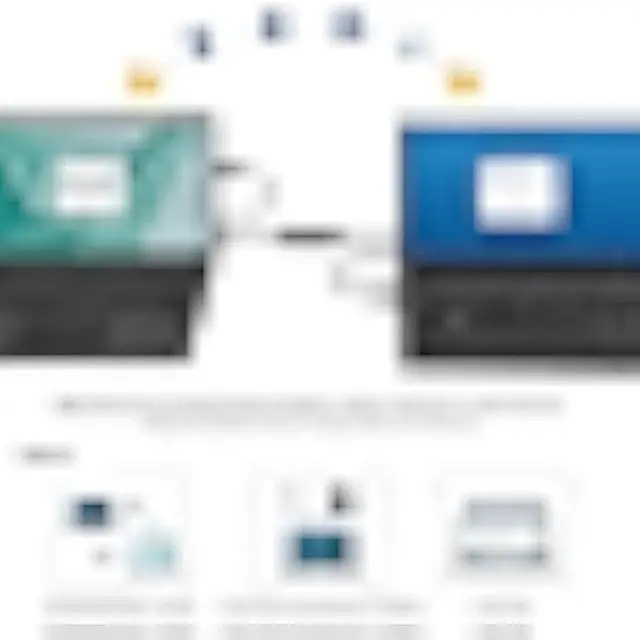 Alt view image 4 of 5 - Cable Matters USB 3.0 Data Transfer Cable PC to PC for Windows, USB Transfer Cable in 6.6 ft - Easy Computer Sync Software Key Included, Works with Windows 11/10/8/7/Vista/XP, Compatible with PCMover