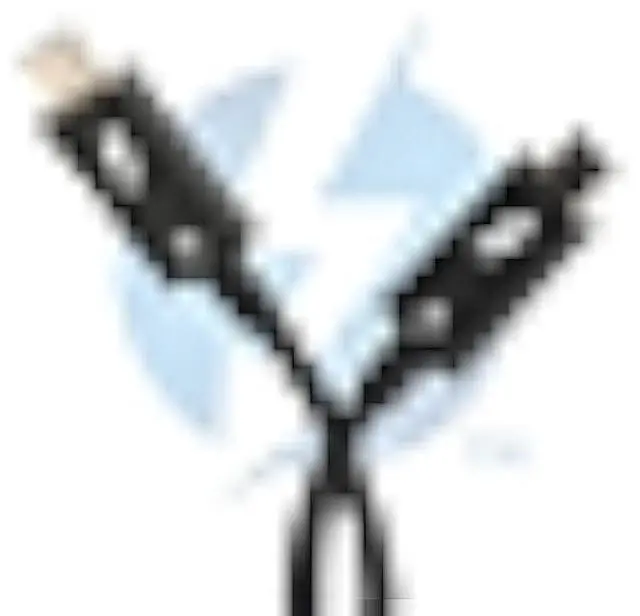 Alt view image 2 of 5 - Plugable Thunderbolt 3 Cable 40Gbps Supports 100W (20V, 5A) Charging, 2.6ft / 80cm Thunderbolt-Certified USB C Compatible - Driverless