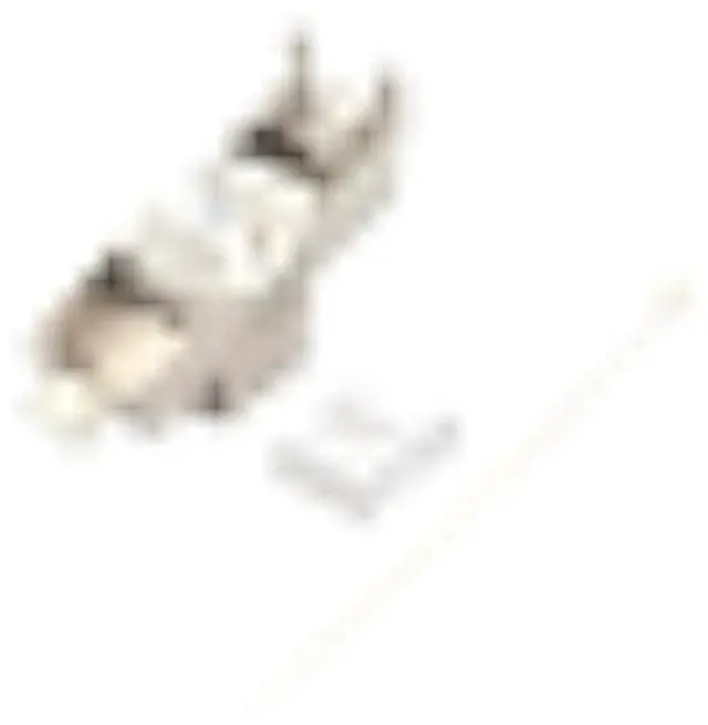 Alt view image 2 of 5 - VCE RJ45 Cat6A Shielded Keystone Jacks 12-Pack, 10Gbps Easy Toolless Modular Jacks PoE for 23 to 26 AWG Solid or Stranded S/FTP Ethernet Cable