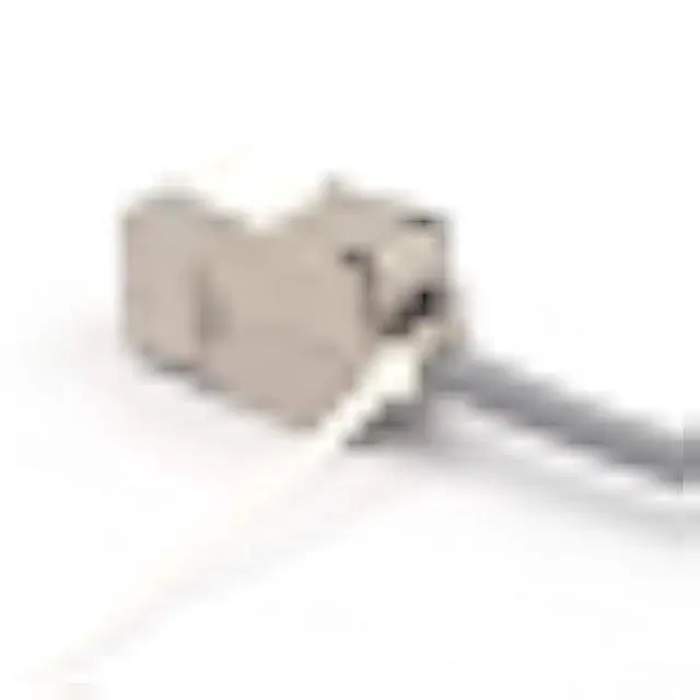 Alt view image 4 of 5 - VCE RJ45 Cat6A Shielded Keystone Jacks 12-Pack, 10Gbps Easy Toolless Modular Jacks PoE for 23 to 26 AWG Solid or Stranded S/FTP Ethernet Cable