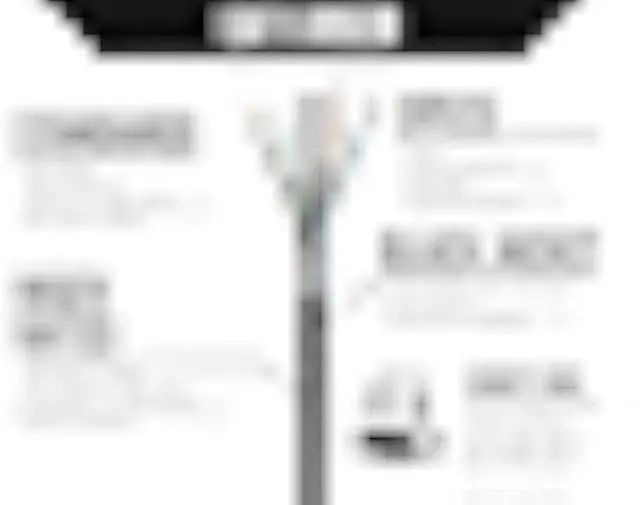 Alt view image 2 of 6 - Voltive Cat6 Riser (CMR), 1000ft, Black - Solid Bare Copper Bulk Ethernet Cable - UTP - 600MHz - UL Certified & ETL Verified